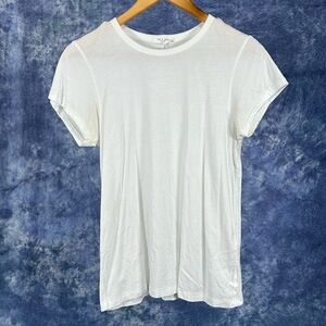 Rag& Bone White Short Sleeve T-Shirt Sz M
